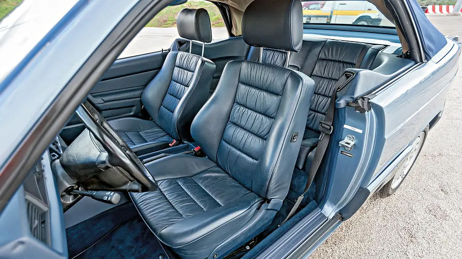 Mercedes 190 E W201 E 2.6 Cabriolet Jubliäum Bilder technische Daten Sitze