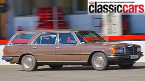 Der Mercedes 450 SEL 6.9 Station Wagon fahrend von schräg vorne fotografiert. - Foto: Zbigniew Mazar