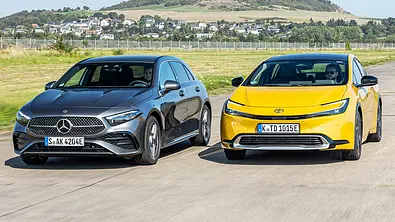 Mercedes A-Klasse/Toyota Prius - Foto: Frank Ratering