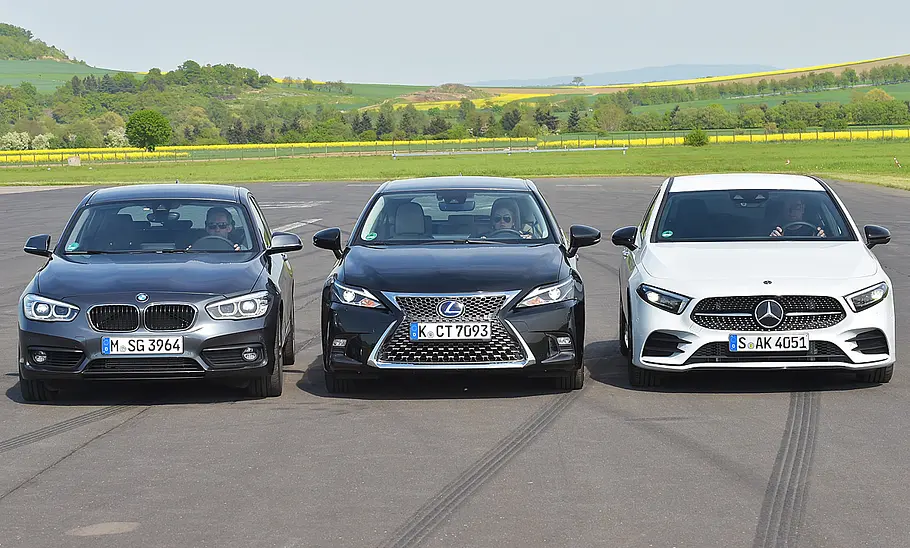 Mercedes A 200/BMW 118i/Lexus CT 200h