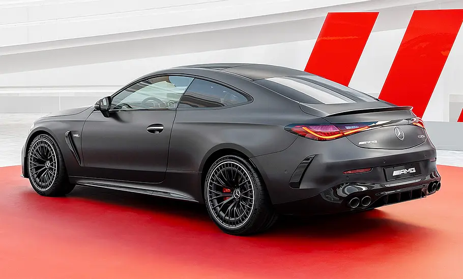 Mercedes-AMG CLE 53 Coupé (2024) Mercedes-AMG CLE 53 Coupé (2024); statisch von hinten links
