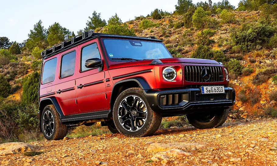 Mercedes-AMG G 63; Außenansicht; stehend; Geländewagen; Frontansicht
