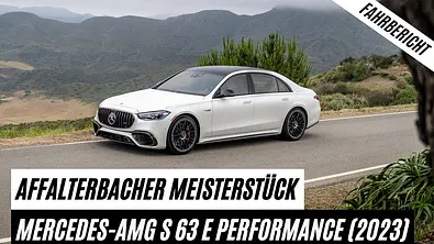 Mercedes-AMG S 63 E Performance (2023)