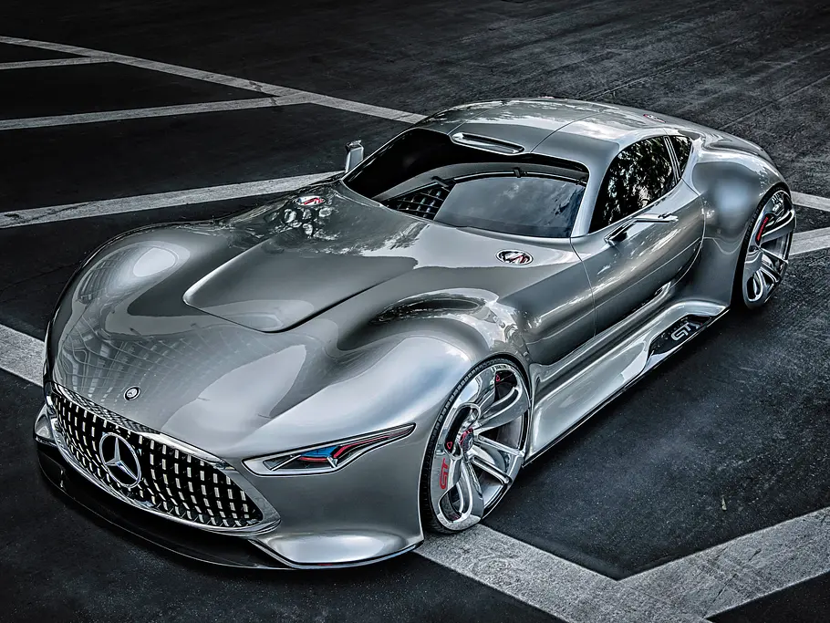 Exklusiv: Mercedes AMG Vision Gran Turismo Mercedes AMG Vision Gran Turismo Bilder Konzept Studie Türen
