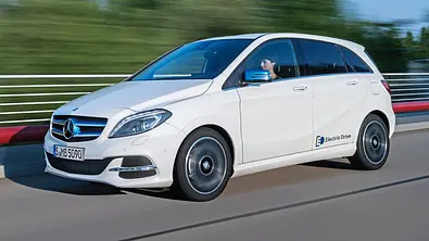 Mercedes B-Klasse Electric Drive Elektroauto Van Eco-Mobilität Test