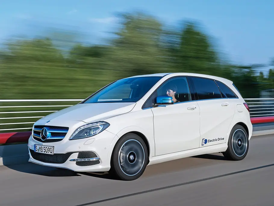 Mercedes B-Klasse Electric Drive Elektroauto Van Eco-Mobilität Test