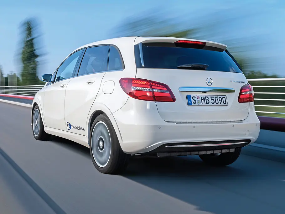 Mercedes B-Klasse Electric Drive Elektroauto Van Eco-Mobilität Test