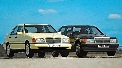 Mercedes C200/Mercedes 190 E 2.0 - Foto: AUTO ZEITUNG