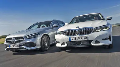 Mercedes C 300 d T-Modell/BMW 330d Touring - Foto: Aleksander Perkovic