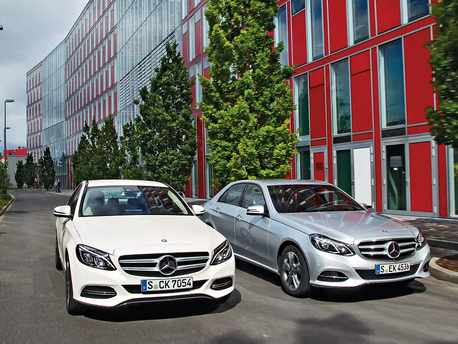 Mercedes C 250 E 250 Vergleich Bilder technische Daten