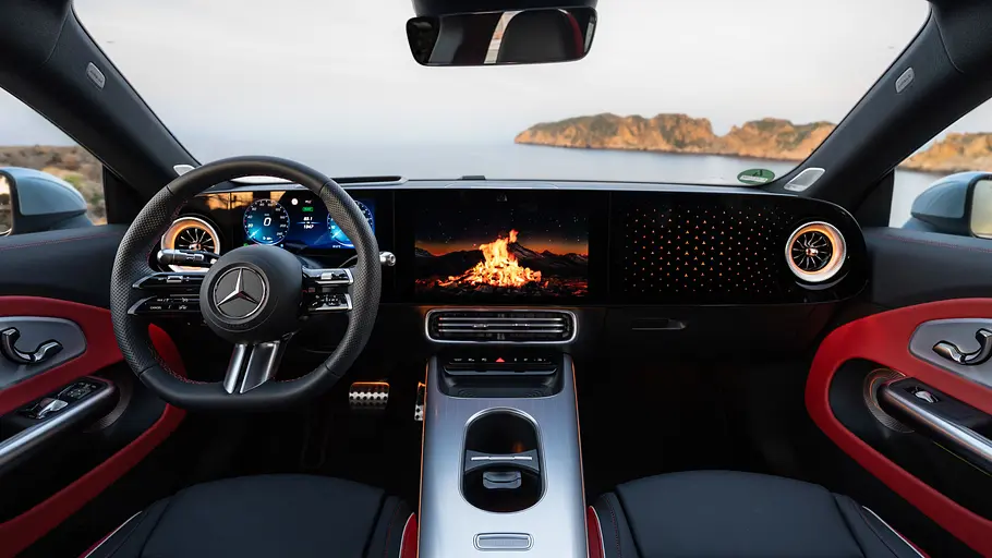 Das Cockpit des Mercedes CLA EQ Shooting Brake.
