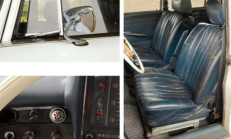 Die Details des Mercedes 200 D