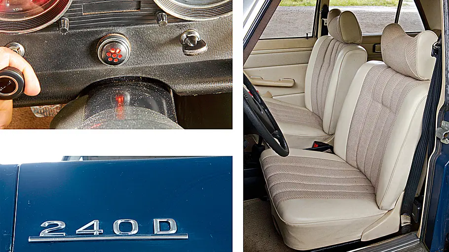 Die Details des Mercedes 240 D