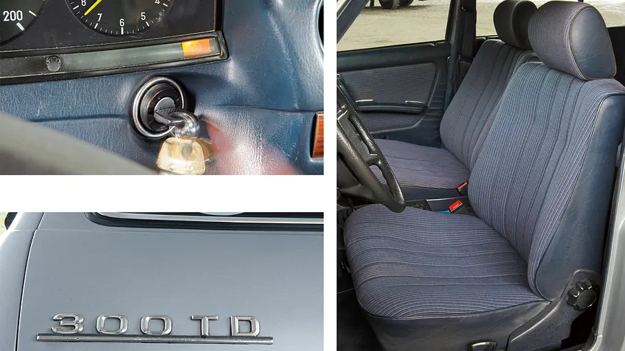 Die Details des Mercedes 300 TD