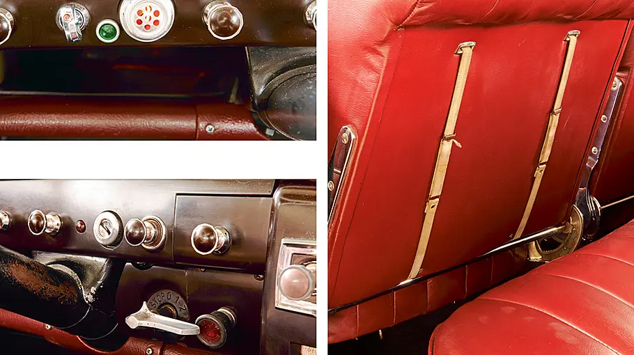 Die Details des Mercedes 180 D