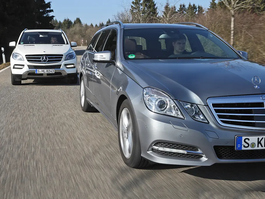 Kombi oder SUV: Mercedes E 250 gegen Mercedes ML im Test Kombi oder SUV: Mercedes E 250 gegen Mercedes ML im Test