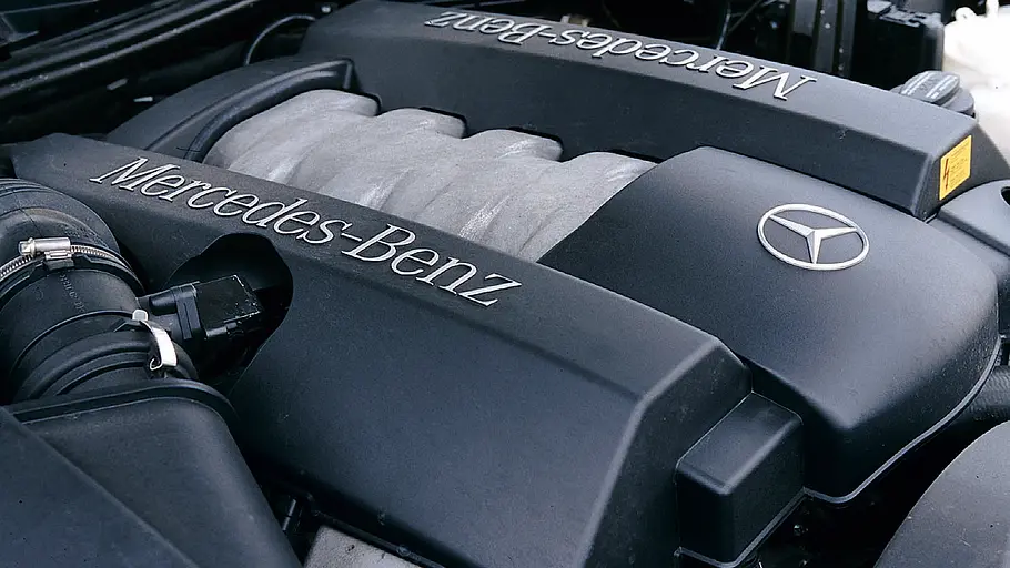 Der Motor des Mercedes E 430