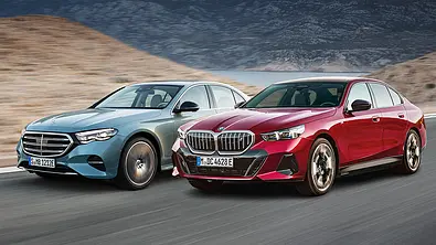 BMW 5er/Mercedes E-Klasse - Foto: BMW/Mercedes/Montage AUTO ZEITUNG