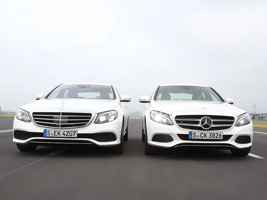 Mercedes E-Klasse/C-Klasse: Vergleich