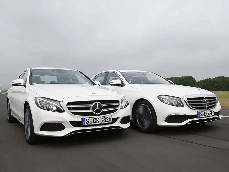 Mercedes C-Klasse/E-Klasse: Vergleich