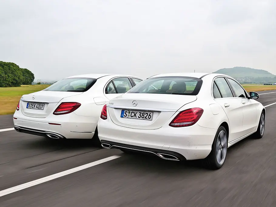 Mercedes E-Klasse/C-Klasse: Vergleich