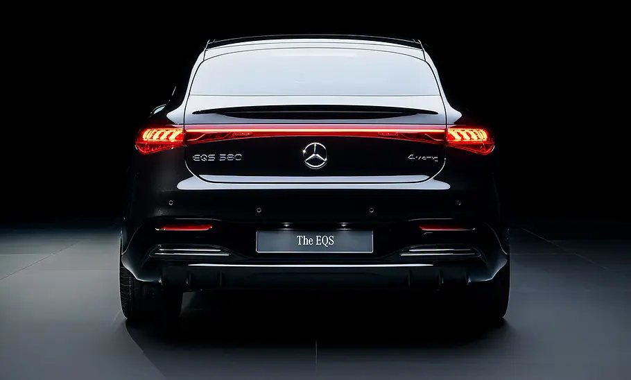Mercedes EQS Facelift (2024) Mercedes EQS Facelift (2024); Elektroauto, Luxuslimousine, Heckansicht, Heckleuchten