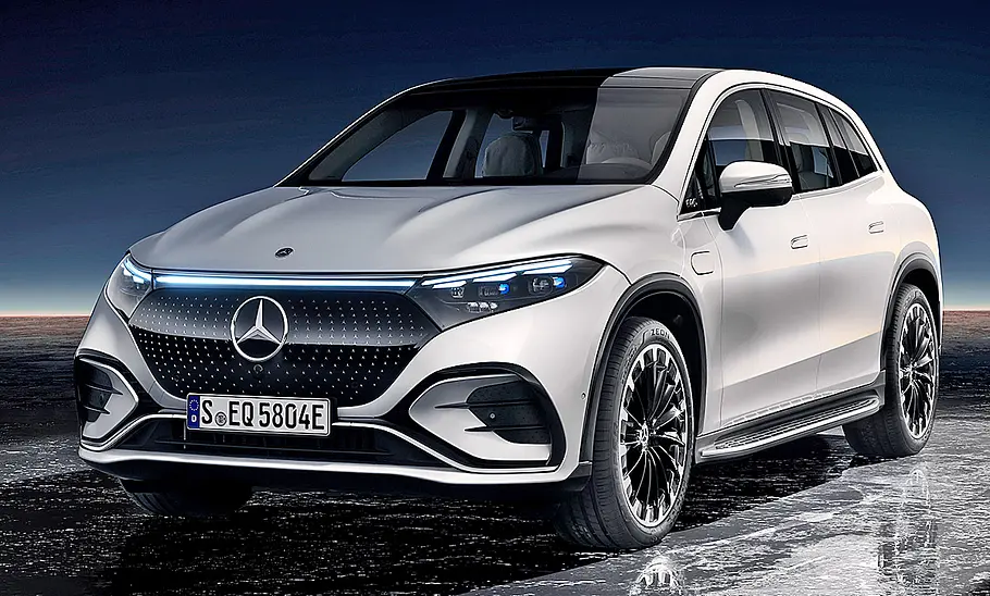 Mercedes EQS SUV (2022) Mercedes EQS SUV (2022); stehend, schräg vorne