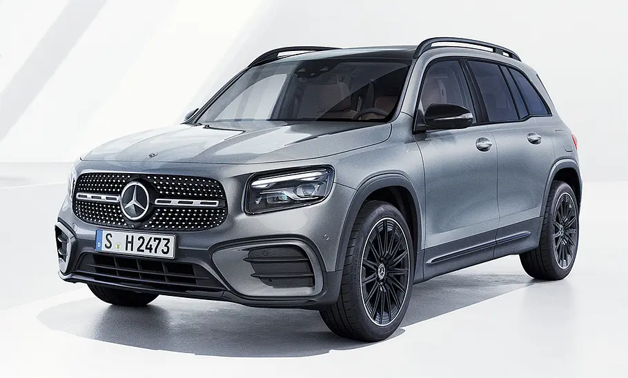 Mercedes GLB Facelift (2023); stehend; SUV; Außenansicht; Frontansicht