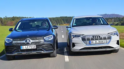 Mercedes GLC/Audi e-tron - Foto: Zbigniew Mazar