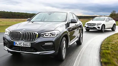 Mercedes GLC Coupé/BMW X4 - Foto: Daniela Loof