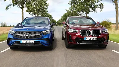 Mercedes GLC Coupé/BMW X4 - Foto: Daniela Loof