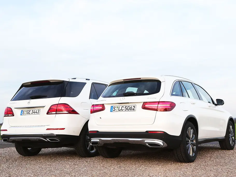 mercedes glc gle suv test vergleich