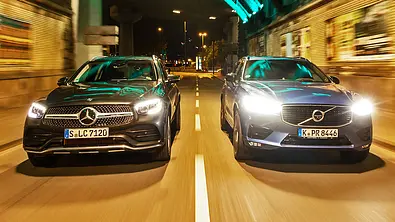 Mercedes GLC/Volvo XC60 - Foto: Frank Ratering
