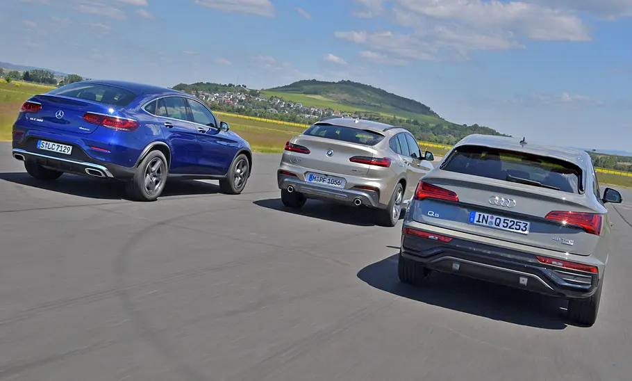Mercedes GLC Coupé/BMW X4/Audi Q5 Sportback