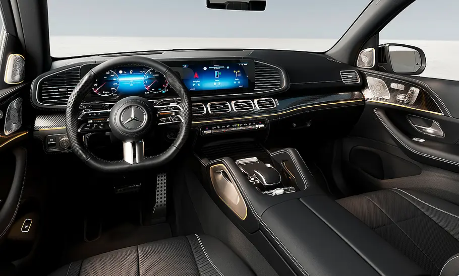 Mercedes GLS Facelift (2023) Der Innenraum des Mercedes GLS Facelift (2023).