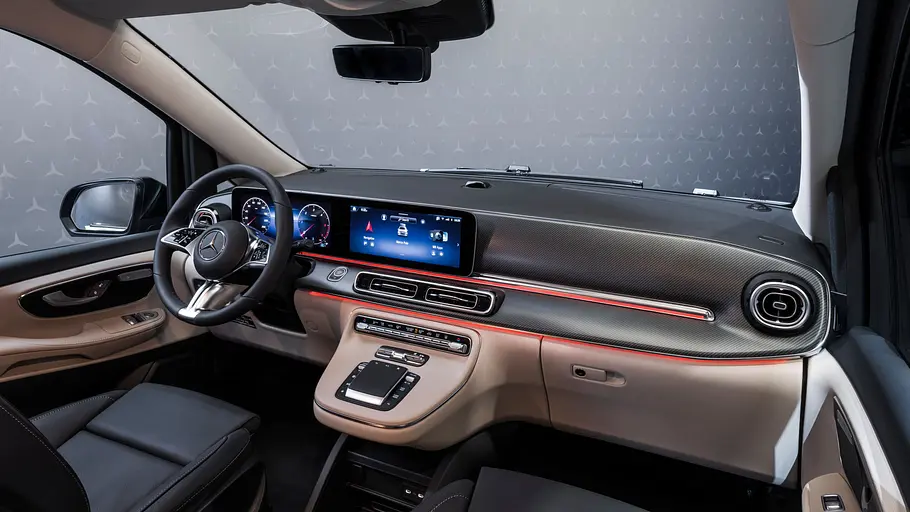Mercedes Marco Polo Das Cockpit des Mercedes Marco Polo.