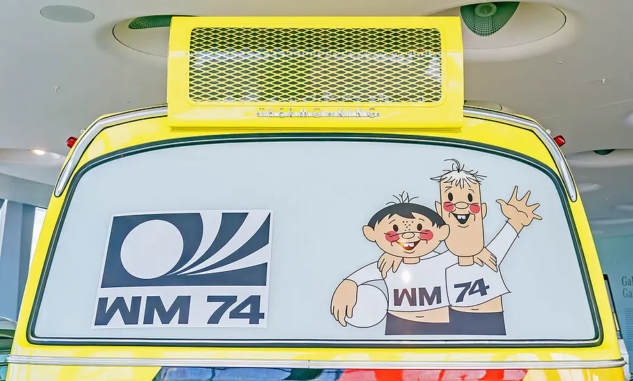 Ein Detail des Mercedes O 302.