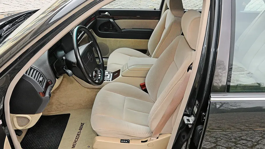 Mercedes 600 SEL Die Sitze des Mercedes 600 SEL.