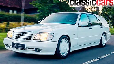 Der Mercedes S600L Estate von vorne fahrend fotografiert. - Foto: DK Engineering