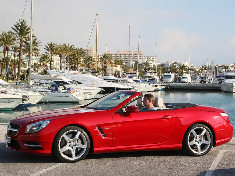 Mercedes SL 500 - Höchstgeschwindigkeit