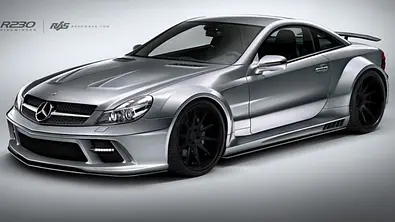 Mercedes SL W230, Renown, Tuning, Verbreiterung, Sidewinder