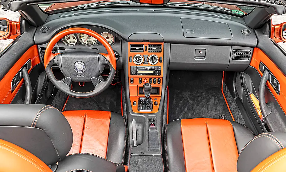 Mercedes SLK 230 Kompressor Das Cockpit des Mercedes SLK 230 Kompressor.