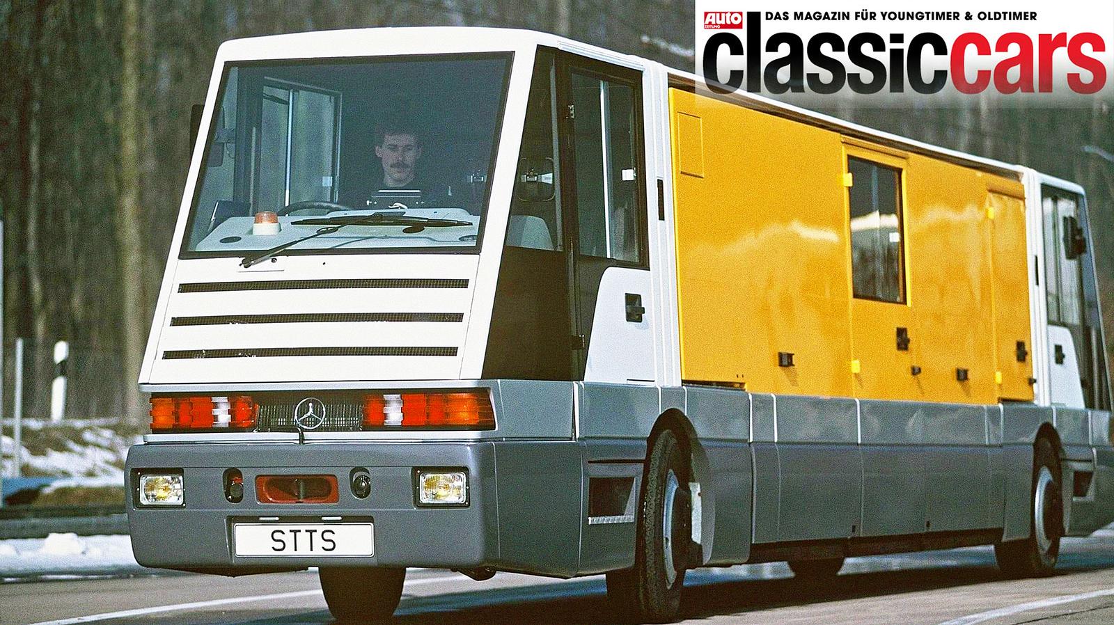 Mercedes STTS: Transporter with tunnel vision and a baby Benz rear end