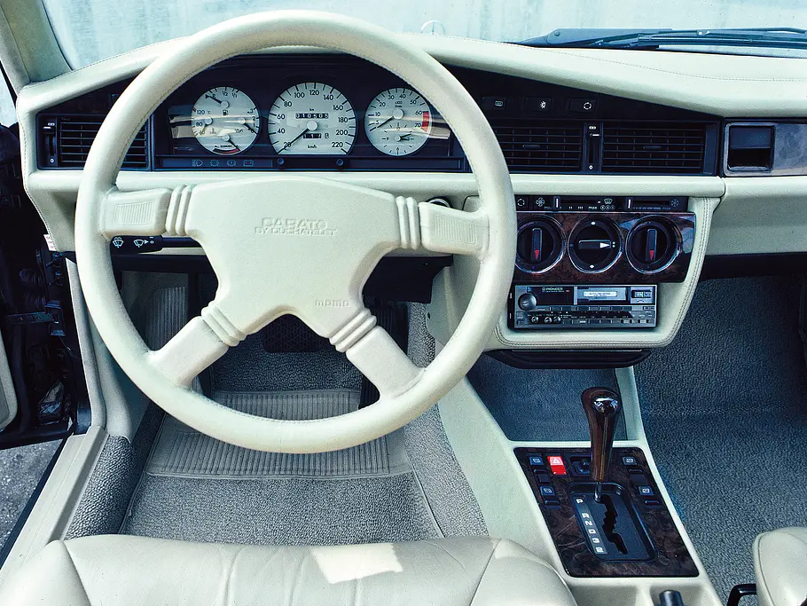 Mercedes Tuner 80er Bilder Vergleich 190 E Carat Duchatelet Cockpit