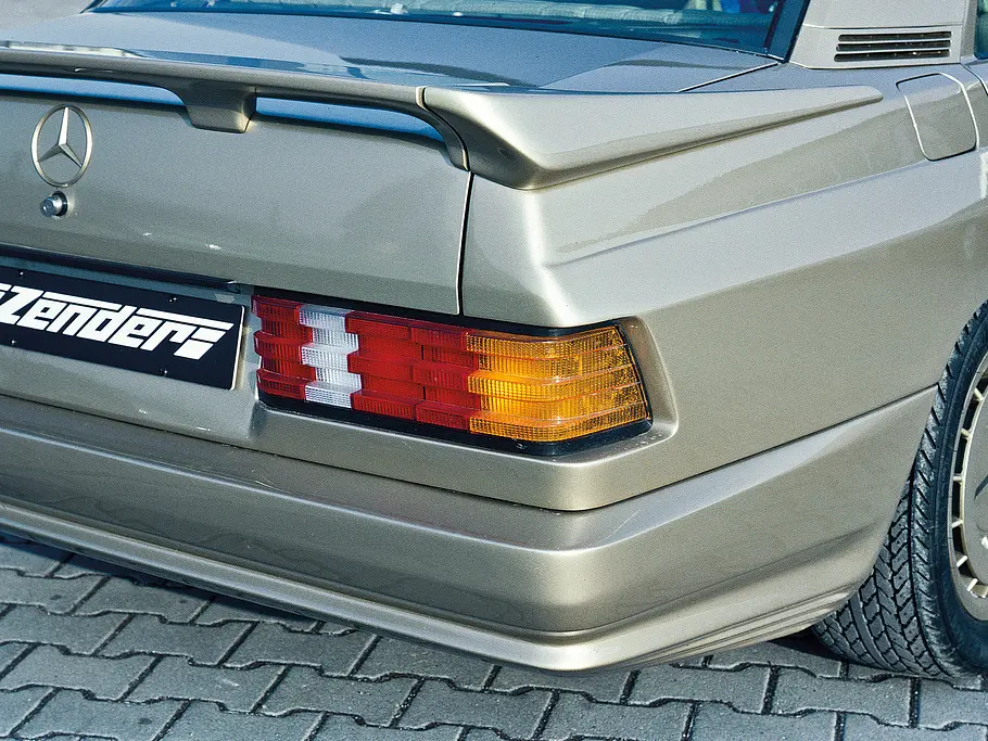 Mercedes Tuner 80er Bilder Vergleich 190 E Zender Heck