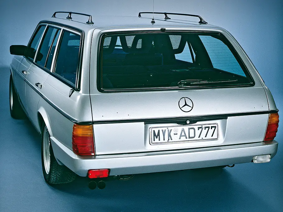 Mercedes Tuner 80er Bilder Vergleich 280 TE Zender Heck