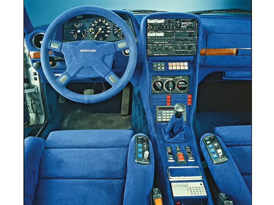 Mercedes Tuner 80er Bilder Vergleich 280 TE Zender Cockpit