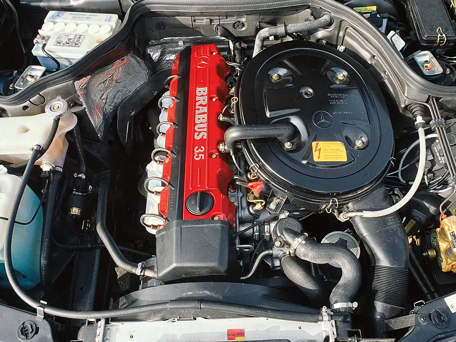 Mercedes Tuner 80er Bilder Vergleich 300 E Brabus 3.5 Motor