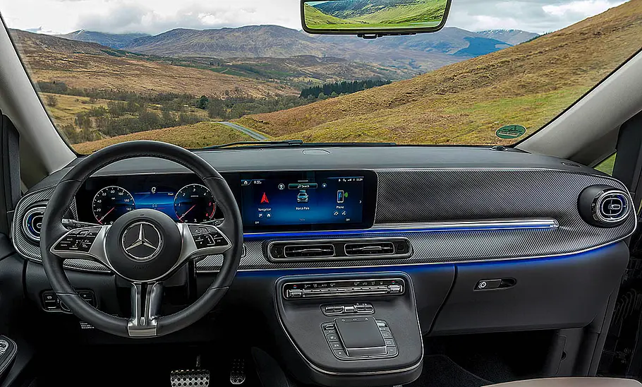 Mercedes Marco Polo Facelift (2024); Innenansicht Cockpit