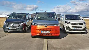 Mercedes V-Klasse/VW T7 Multivan/Opel Zafira Life - Foto: Frank Ratering Mercedes V-Klasse/VW T7 Multivan/Opel Zafira Life - Foto: Frank Ratering